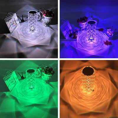 مصباح طاولة كريستال LED